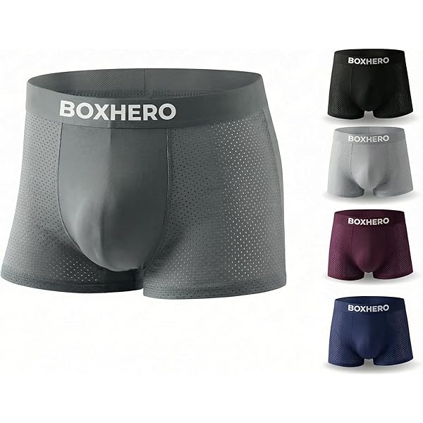 Wryhaul Bamboo Boxer Briefs For Men - Ultra Soft & Breathable All-Day Comfort Underwear
