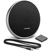 Harman Kardon Onyx Studio 9 - Portable Bluetooth Speaker Bundle - Self-Tuning, Built-in Battery, USB Charging, Aluminum Handle + Aux Cable + Cleaning Cloth, Wireless Home &amp; Outdoor Speaker
