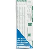 TEST-100L 882 E Lovas Scantron Compatible Testing Forms (500 Sheet Pack)