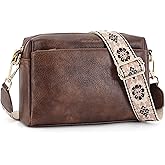 APHISON Small Crossbody Bags for Women, Triple Zip Crossbody Cell Phone Purse Shoulder Handbags with Adjustable Strap | Small, Triple Zip, Crossbody, with Adjustable Strap