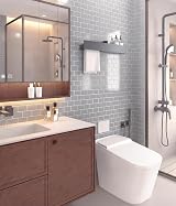 Yoillione Thicker Peel & Stick Wall Tiles 12x12 Grey 10 Sheets Backsplash view 7