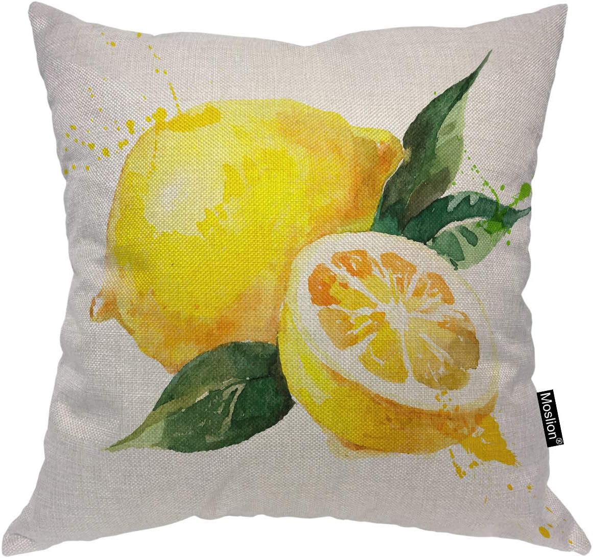 lemon pillow cases
