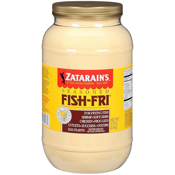ZATARAIN’S SEASONED FISH FRI SEAFOOD BREADING MIX, 5.75 LB