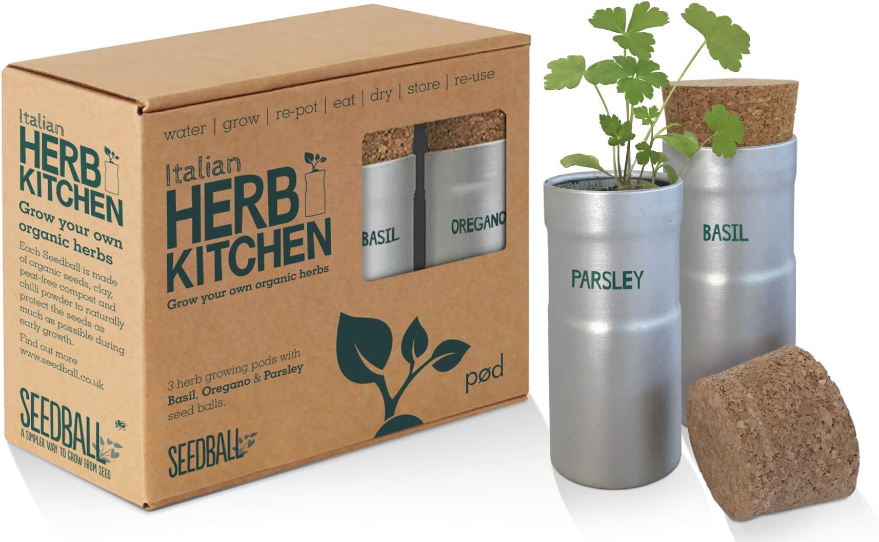 Italian Organic Herb Kitchen Grow Kit