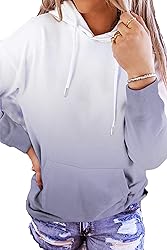 HVEPUO Womens Hoodies Fall Long Sleeve Drawstring