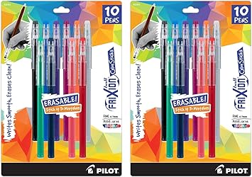 Amazon Com Pilot Frixion Color Sticks Erasable Gel Pens 20 Pack