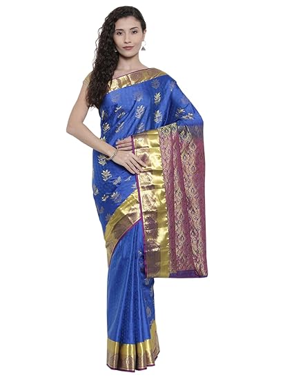 Dharmavaram Silk Saree - Royal Blue - (CCMYSS7532)