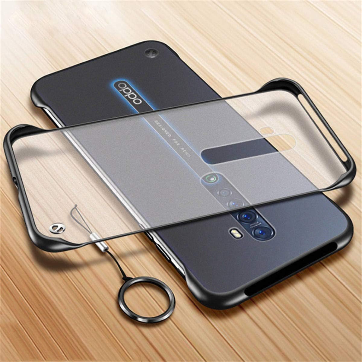 COVERS WALE Back Cover for Oppo Reno 2(Polycarbonate/Black)