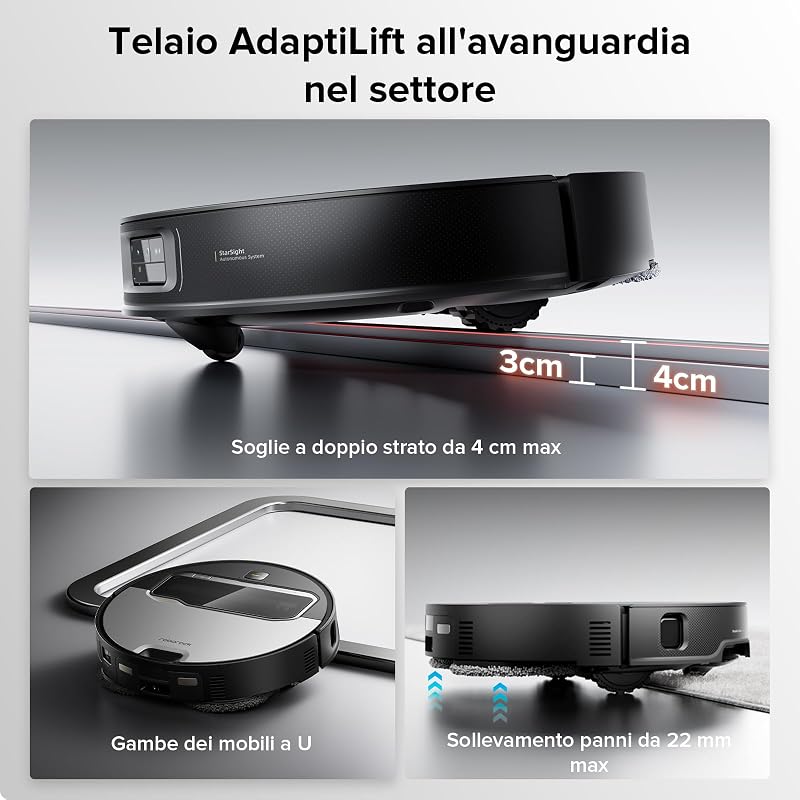 Saros Z70 Robot Aspirapolvere con Braccio Meccanico OmniGrip