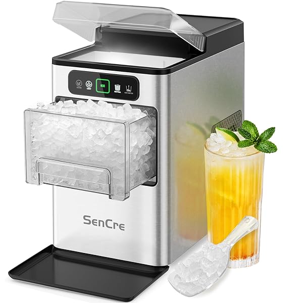 SENCRE NUGGET ICE MAKER 40LBS/DAY, COUNTERTOP ICE MAKER...