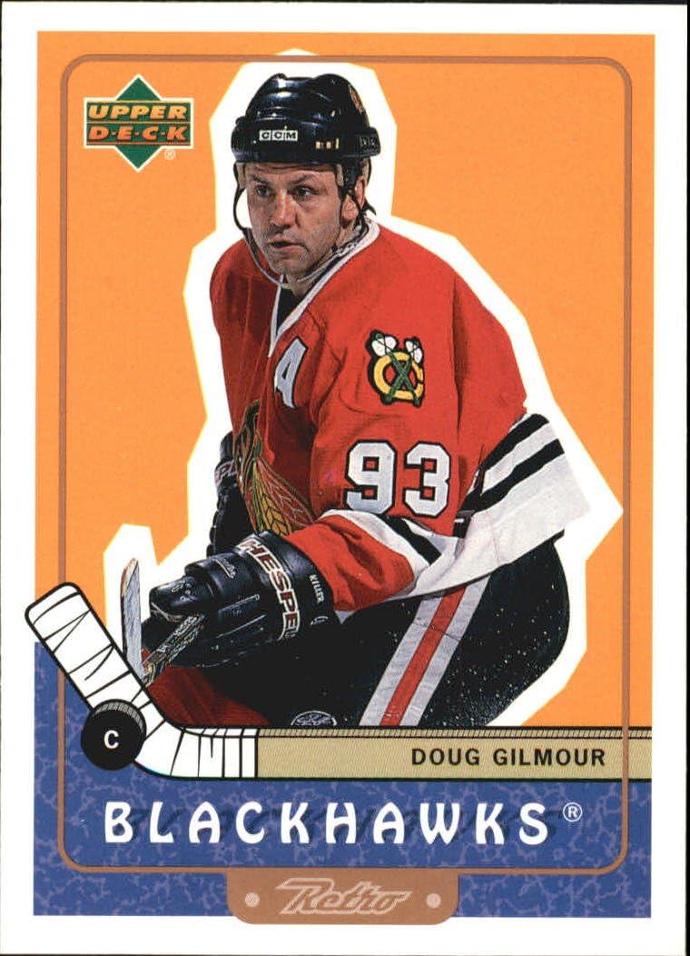 199900 Upper Deck Retro Hockey 18 Doug Gilmour Chicago Blackhawks at