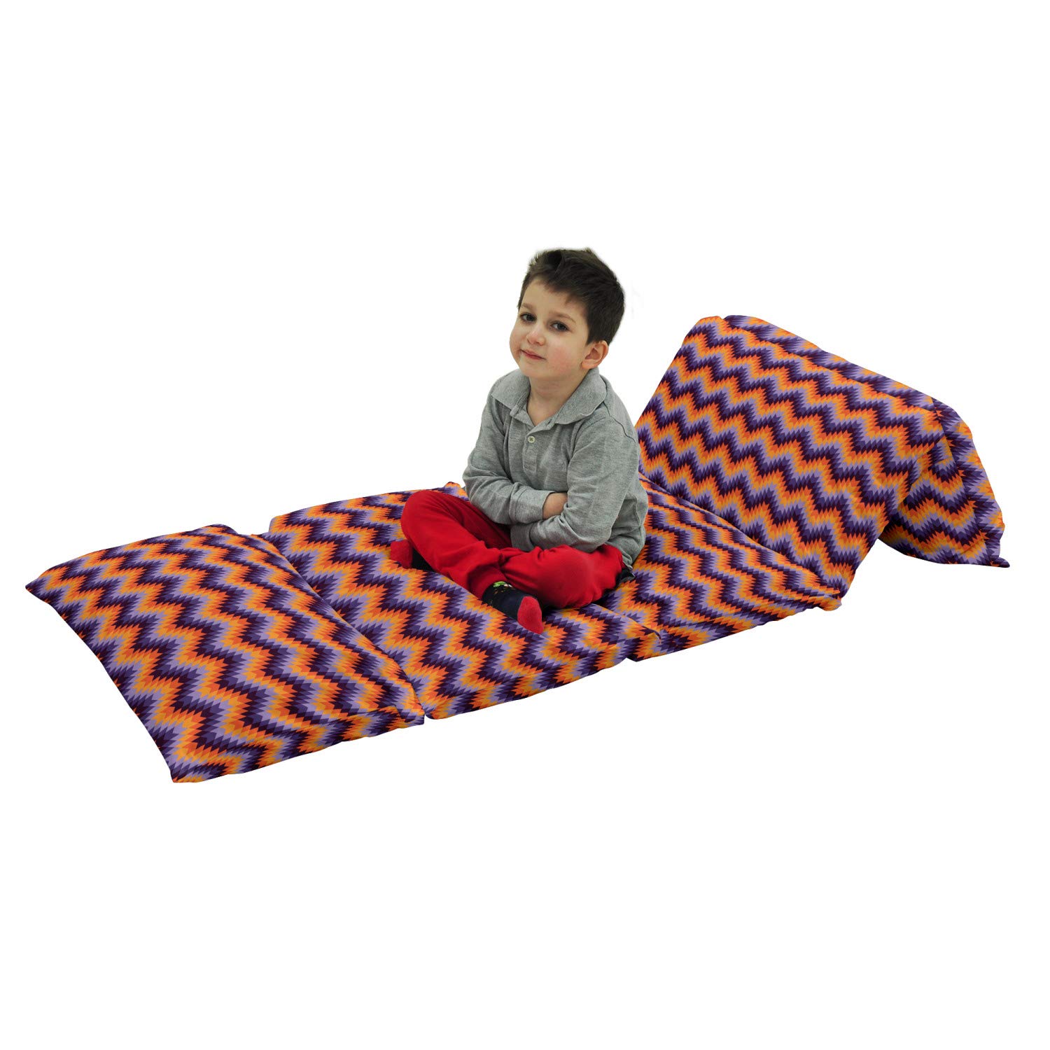 Lunarable Ethnic Floor Pillow Lounger Cover, Style