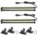 ZARPAX 2 Pack Gun Safe Dehumidifier Rod | Dehumidifier Rod For Enclosed Spaces, Gun Safe & Vault, Cabinets | Protect Valuables & Stop Humidity, & Moisture | Foldable, 4 Mounting Brackets | 32''/81cm