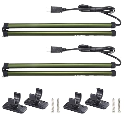 ZARPAX 2 Pack Gun Safe Dehumidifier Rod | Dehumidifier Rod For Enclosed Spaces, Gun Safe & Vault, Cabinets | Protect Valuables & Stop Humidity, & Moisture | Foldable, 4 Mounting Brackets | 32''/81cm