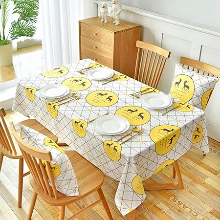 Yxdz Napperon Anglais Nappe De Table Napperon Rouge En Tissu Nordique Et Nordique En Tissu Europeen Nordique Et Lin Amazon Fr Cuisine Maison