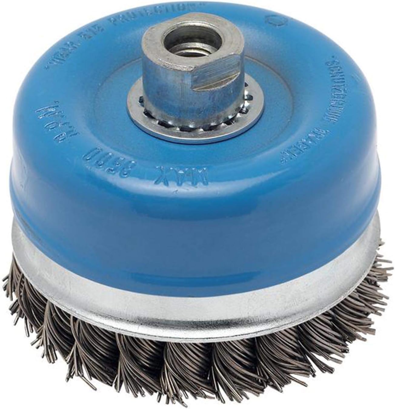 Bosch 1x PRO Steel Longlife Cup Brush, Knotted Wire for Large Angle Grinder and M14 Thread (for Steel diameter 100 mm - Image 4