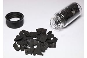 CHEMISTRY CABINET Activated Carbon, Granulated Charcoal High Purity Element 6 C Chemistry Sample - Science experiment - Chemistry kit - Periodic Table, Element Collection, Non-Metals