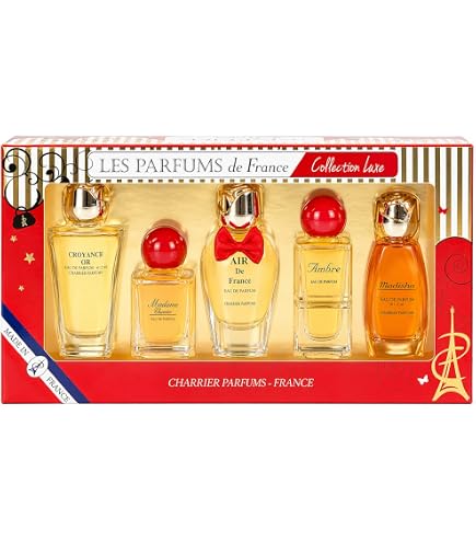 Amazon.com : Charrier Parfums - 5 Eaux de Parfum Gift Set - 'La