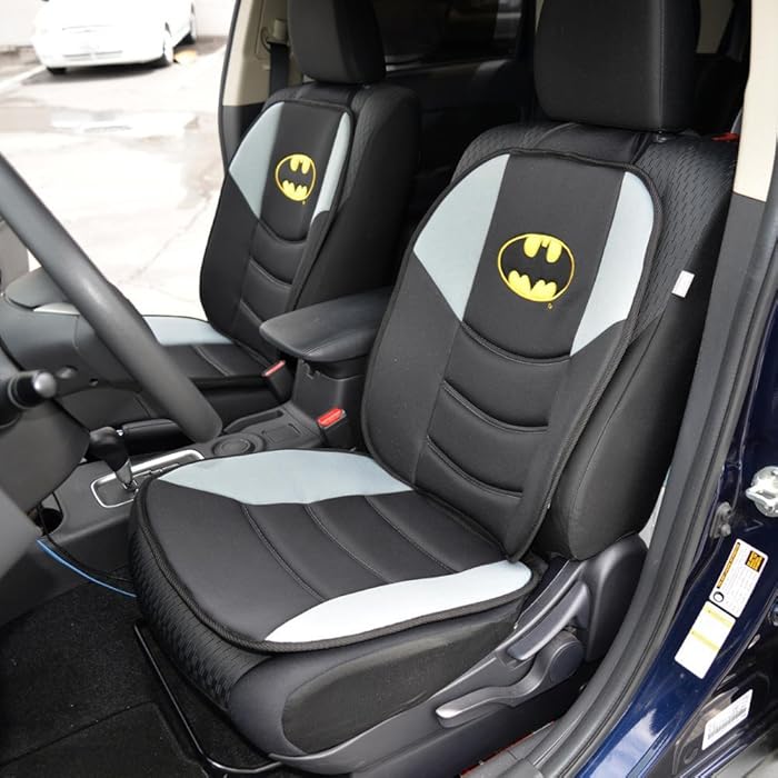 best birthday presents for dad , Batman Car Seat Cushion - Padded Comfort Support for Auto & Home (Pair)