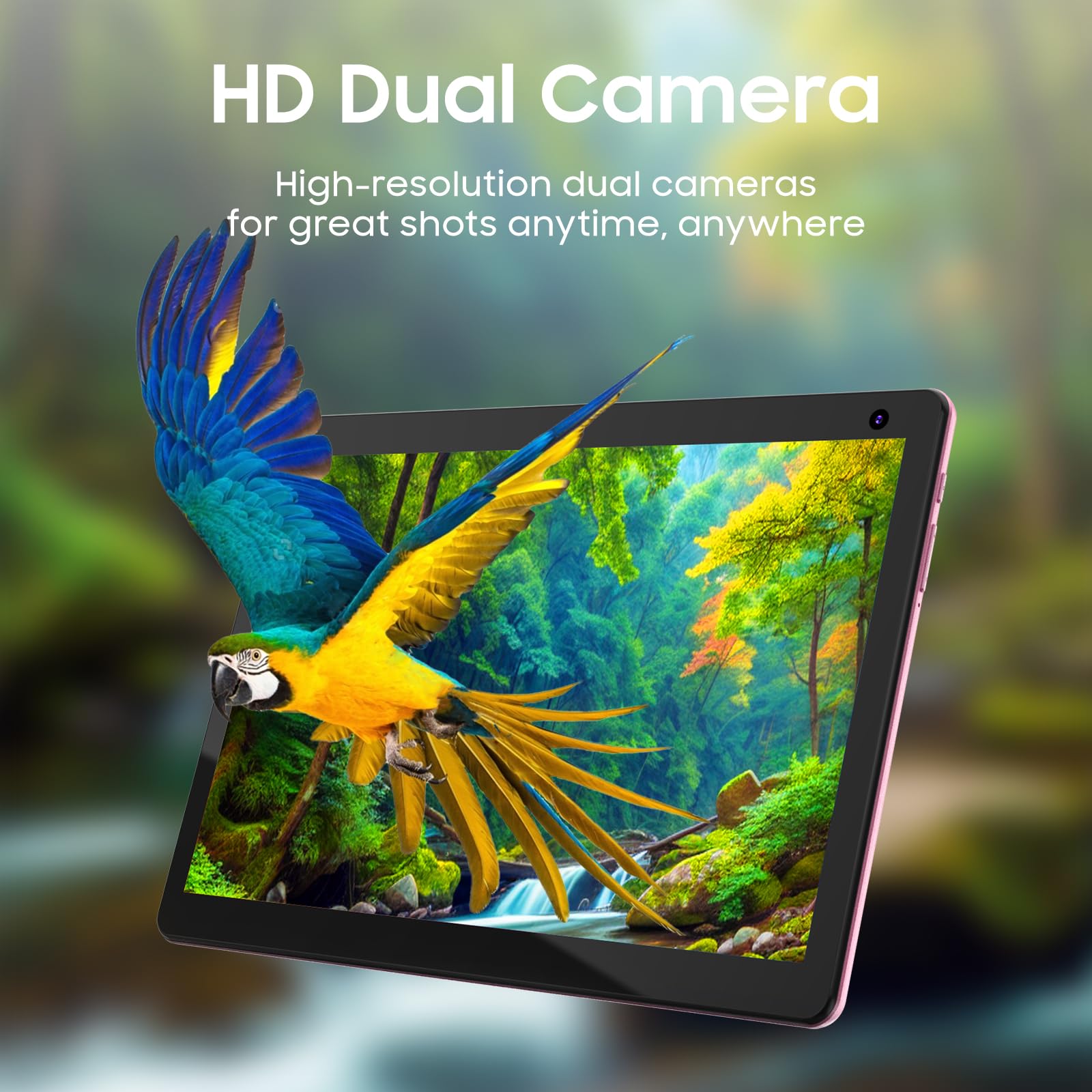 COOPERS Tablet 10 inch, Android 15 Tablet, 32GB ROM 1TB Expand Computer Tablets, Quad Core Processor 6000mAh Battery, 1280x800 IPS Touch Screen, 2+8MP Dual HD Camera, Bluetooth WiFi Tablets PC