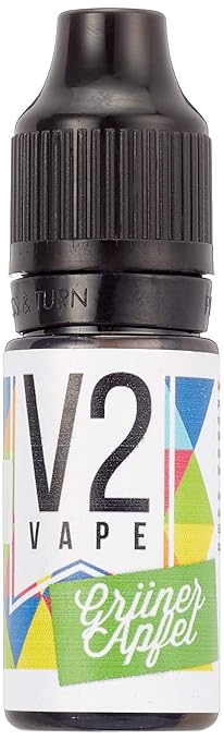 V2 Vape Grüner-Apfel AROMA/KONZENTRAT hochdosiertes Premium Lebensmittel-Aroma zum selber mischen von E-Liquid/Liquid-Base fü
