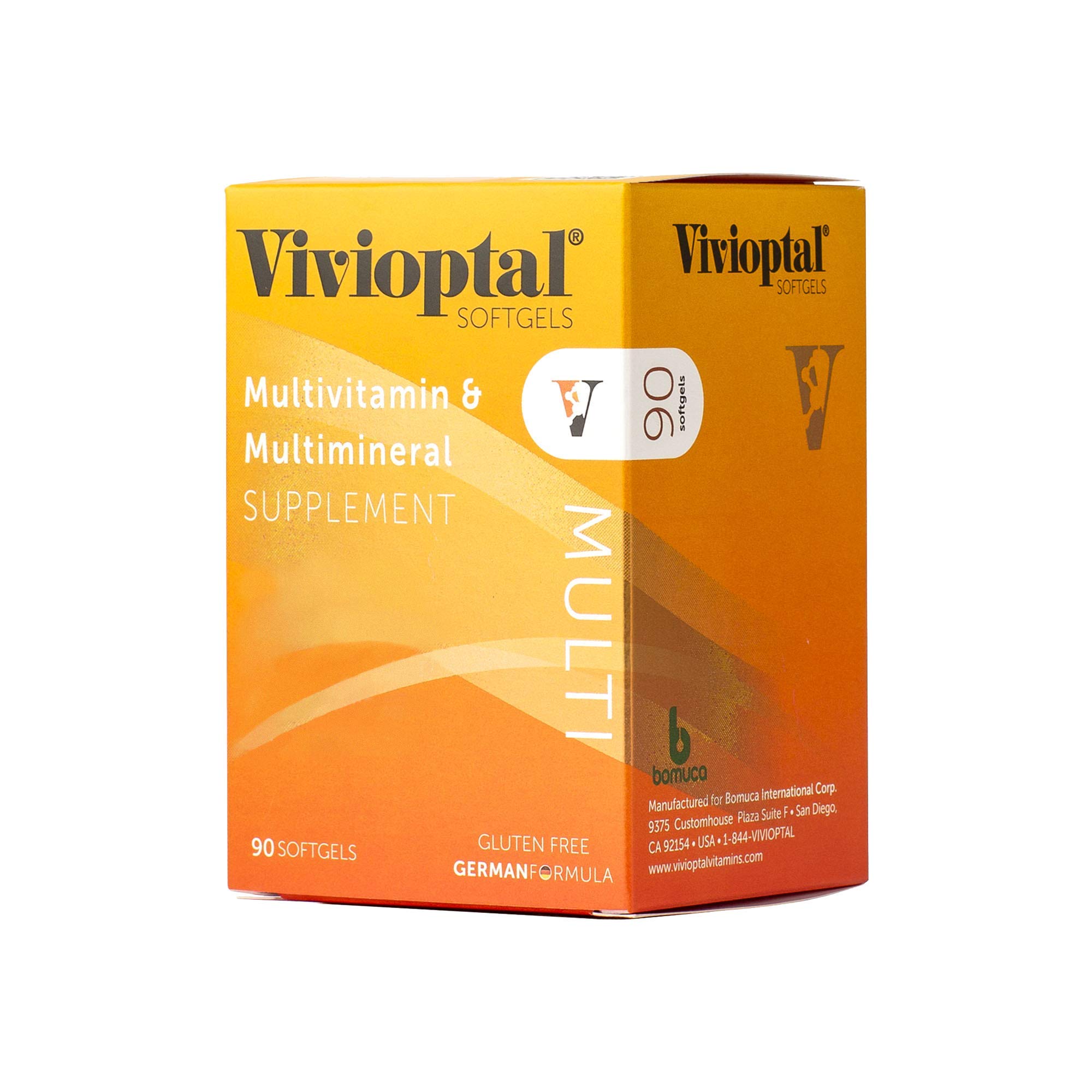 Vivioptal Multi 90 Softgels Multivitamin & Multimineral Supplement