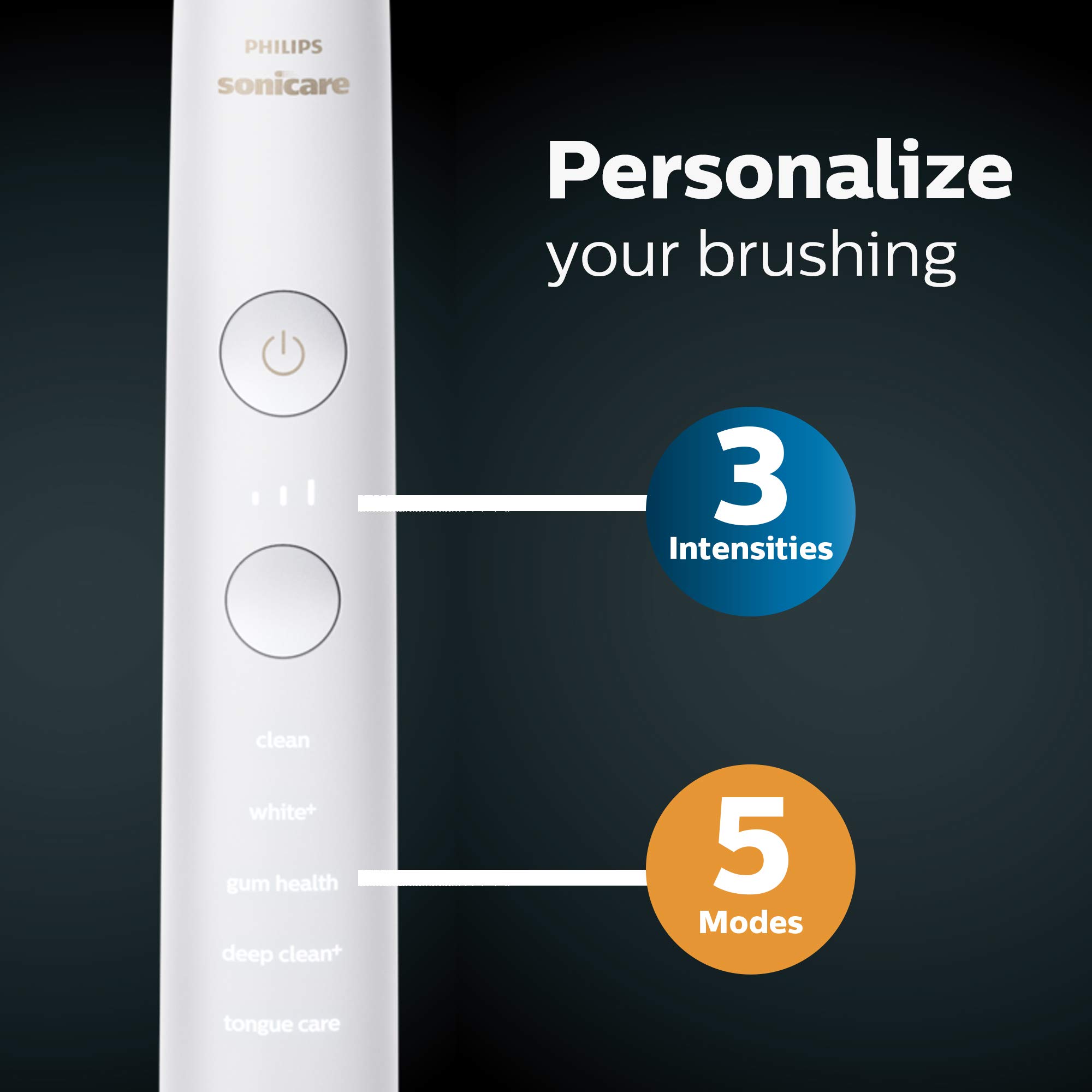 Philips Sonicare DiamondClean Smart 9750 Rechargeable Electric Power Toothbrush, Rose Gold, HX9924/65