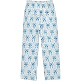 Caikeny Pajama Pants Cowgirl Boots Bows PJ Pant Pajama Bottoms Soft Sleep Pjs Lounge Pant