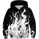 Lovekider Boys Hoodie Kids 3D Print Graphic Pullover Sweatshirt 6-16 Years | Big Front Pocket, Hood, Lightweight, Breathable, Long Sleeves, for School Sports Outdoor Activities Daily, Fall Winter Wear