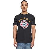 FC Bayern Munich Men's T-Shirt Seal & Stars Print Multiple Colors XS-3XL