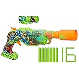 NERF Zombie Driller Dart Blaster, 16 Nerf Elite