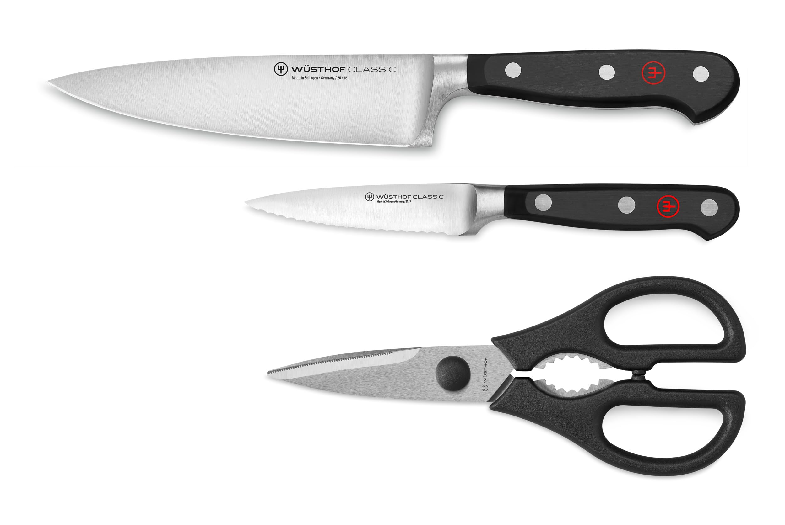 WÜSTHOF Classic 3-Piece Prep Knife Set