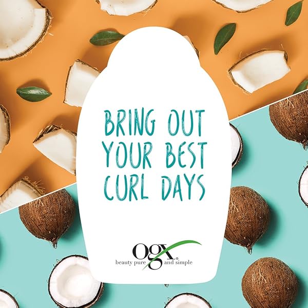 OGX QUENCHING + COCONUT CURLS SHAMPOO, 385ML