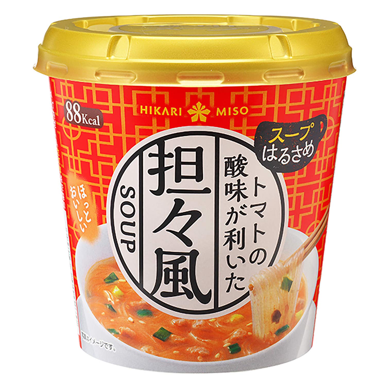 ひかり味噌 カップスープはるさめ トマト担々風 1食×6本商品画像