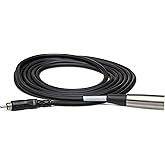 Hosa XRM-103 Unbalanced Interconnect, RCA to XLR3M, 3 Feet