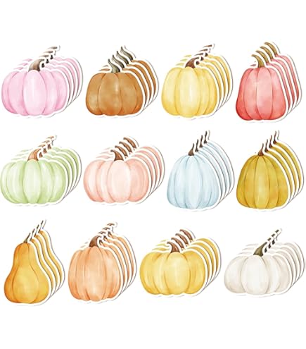 Halloween Ghost Sticky Notes - 24 Pack Pastel Memo Pads With 480 Sheets