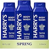 Harry's Men's Body Wash - Spring - (3 Pack) 18 fl oz - Shower Gel for Men - No Parabens, Sulfates, or Dyes