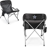 Picnic TIME NFL PT-XL Heavy Duty Camping Chair, XL Beach Chair, 400 lb Capacity Camp Chair