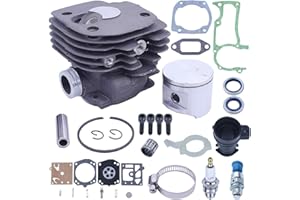 Adefol 52mm Cylinder Piston Kit for Husqvarna 372XP 371 365 362 375K Big Bore Chainsaw Replace Parts 503 93 93 72