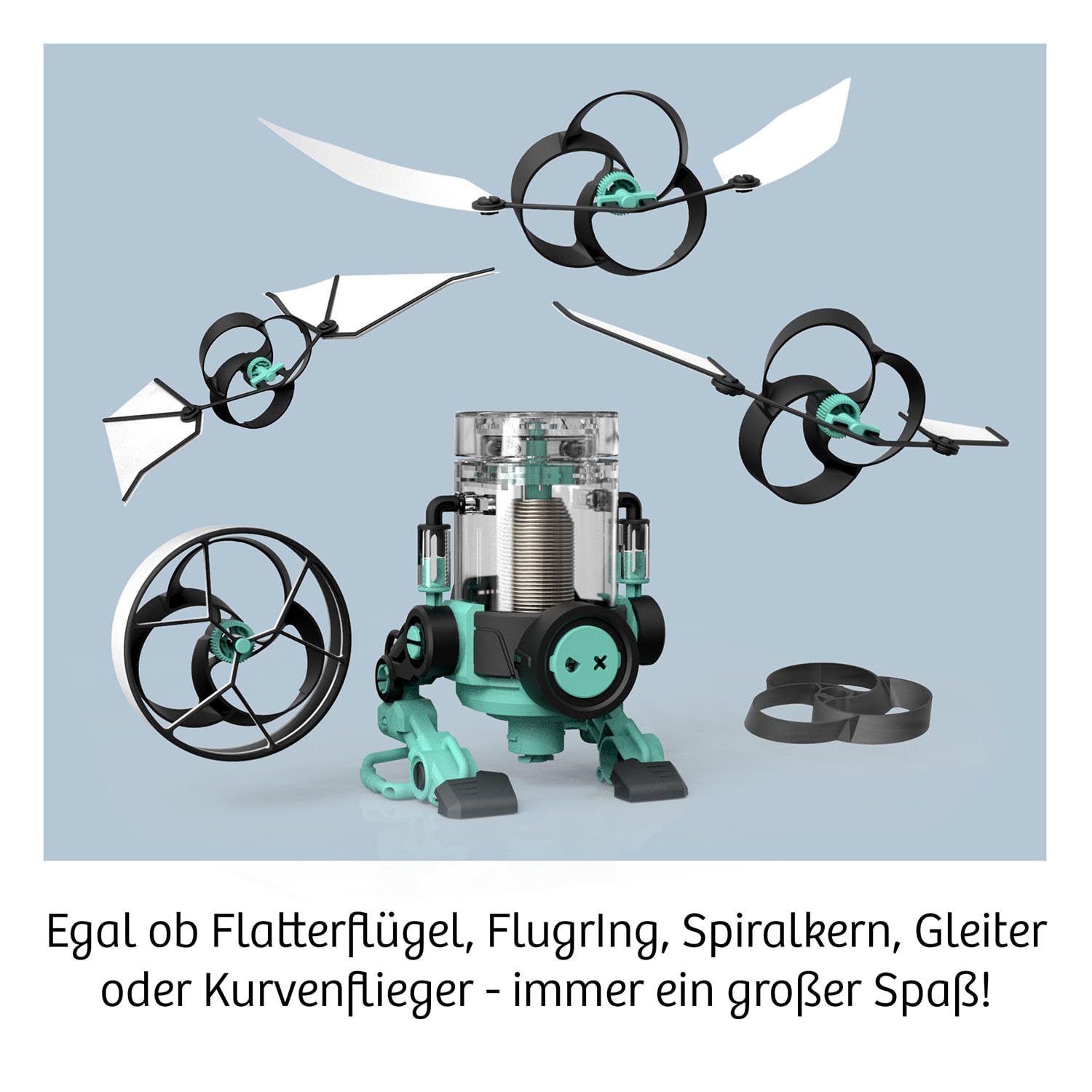 Kosmos 621339 Flybots, Fascinating Flying Objects, Technology Physics Experiment Box for Children from 8 Years