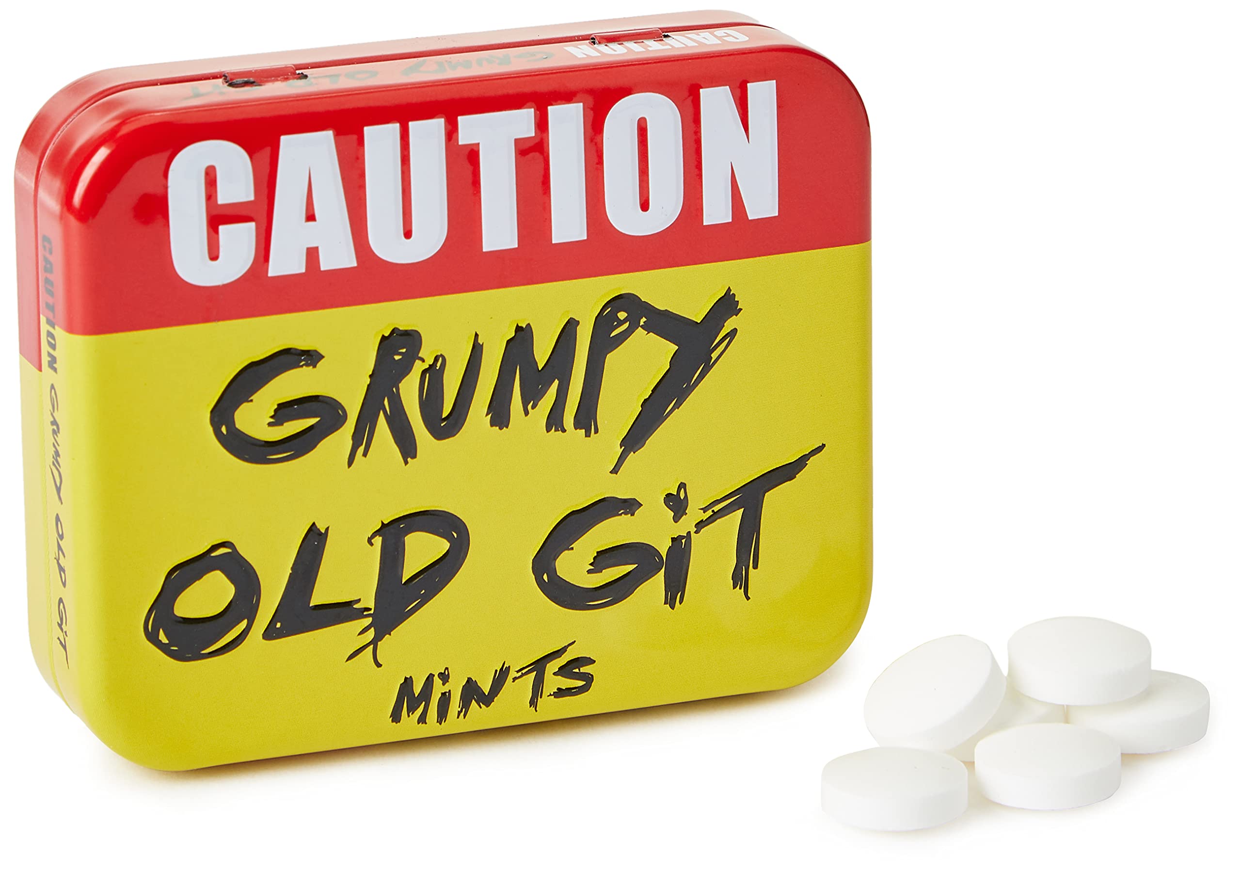 Spencer & Fleetwood Sugar Free Mints Grumpy Old Git Mint Tins of Sweets for Bad Breath, 45 g