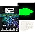 KP Pigments Kryptobright Green Glow in The Dark Pearlescent 100% Pure Fine Powder - Naturally Pigmented Multipurpose DIY Arts and Crafts, Dye, Cosmetics, Epoxy Resin, Paint, and More! 25 Grams