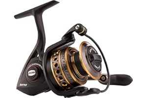 Penn Battle Spinning Reel Kit, Size 5000, Includes Reel Cover and Spare Anodized Aluminum Spool, Right/Left Handle Position, HT-100 Front Drag System