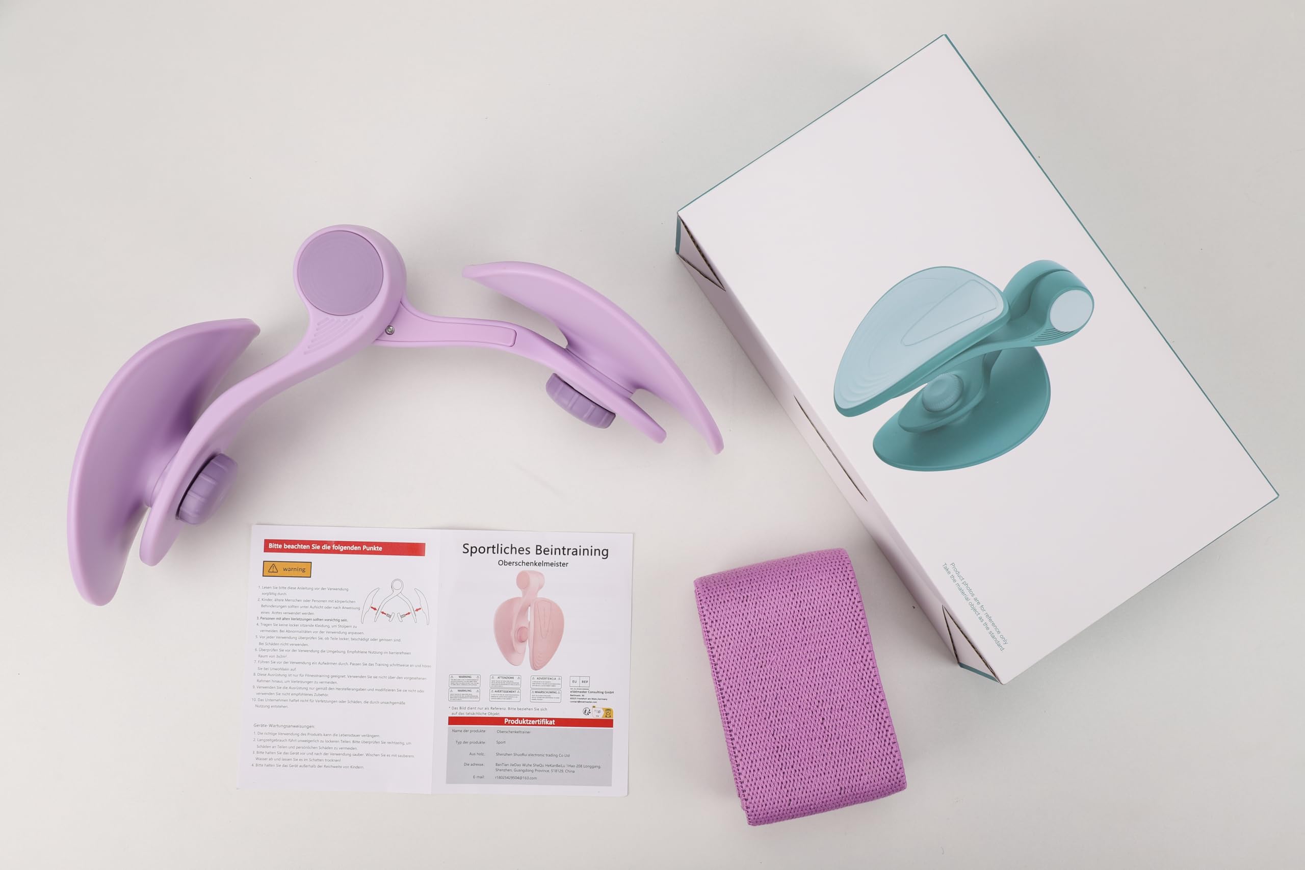Thigh Trainer Kegel Exerciser, Pelvic Floor Trainer, Kegel Trainer for Postpartum Rehabilitation, Trimmer Inner Thigh, Thigh Toner Workout