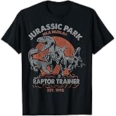 Jurassic Park Raptor Trainer T-Shirt Small