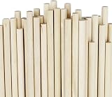 SZCXDKJ 50 Pack Unfinished Wood Dowels 250mm x 5mm for Crafts DIY view 4