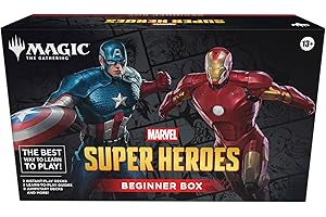 Magic: The Gathering | Marvel Super Heroes Beginner Box | 2-Player Card Game | Includes 2 Tutorial Decks, 8 Themed Half-Decks