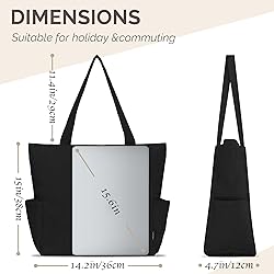 Buringer Corduroy Tote Bag for Women Large Shoulder