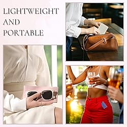 Crastilior Soft Glasses Case Leather eyeglass case