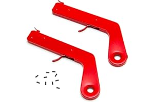 ALLY TOOLS AND PARTS Ally Tools 2-in-1 Pistol Rock Style Flint Striker with 12 Striker Flints - Perfect for Welding, Camping Stove, Torch, Spark Lighter